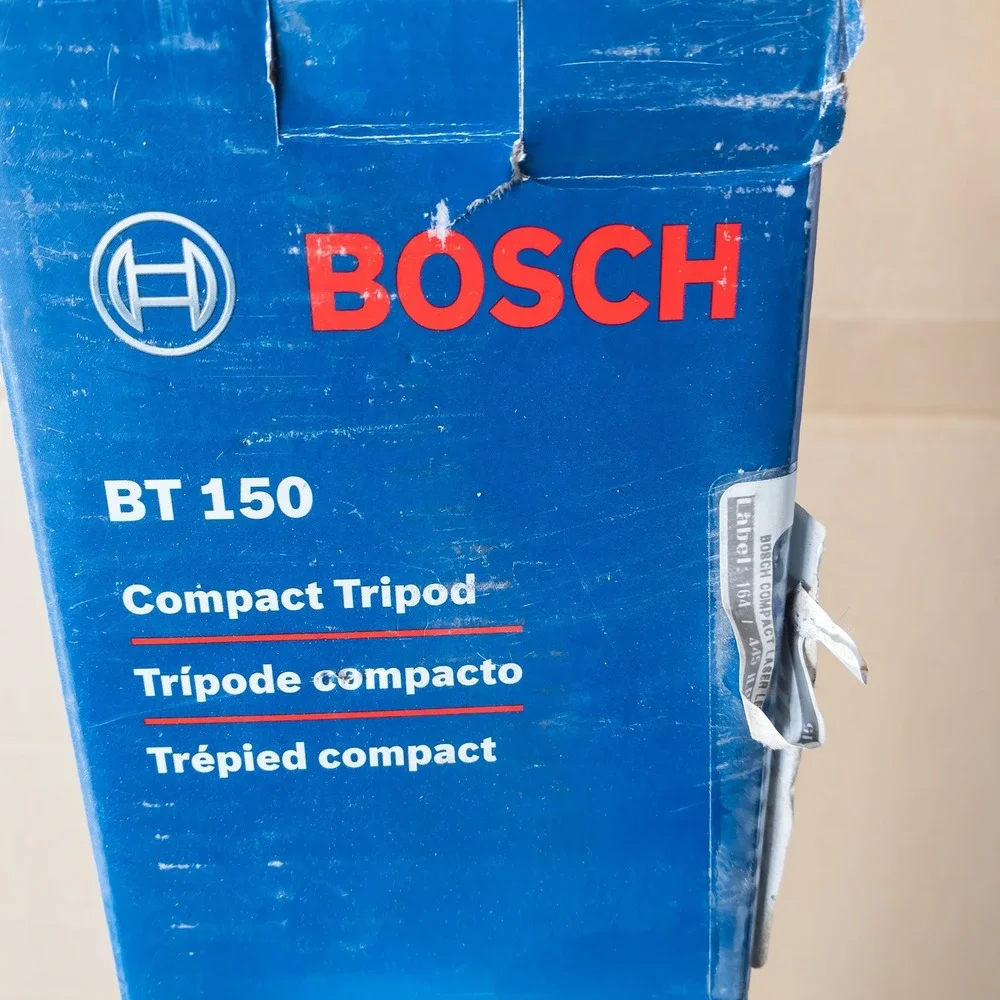 Bosch BT150 Compact Extendable Tripod With Adjustable Legs Brand New